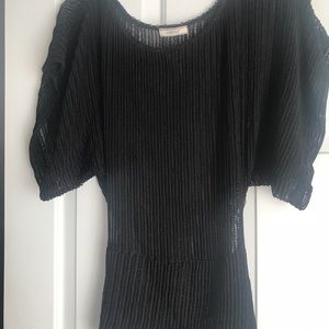 Women’s/ juniors black knit top size Small